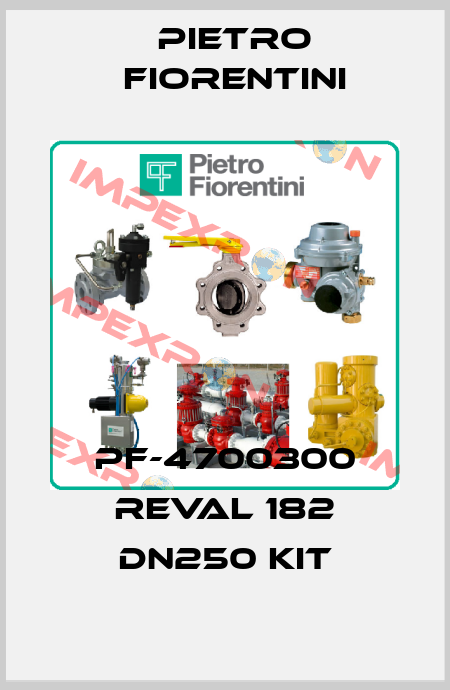 PF-4700300 REVAL 182 DN250 KIT Pietro Fiorentini