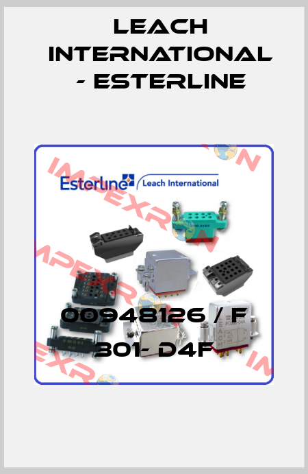 00948126 / F 301- D4F Leach International - Esterline