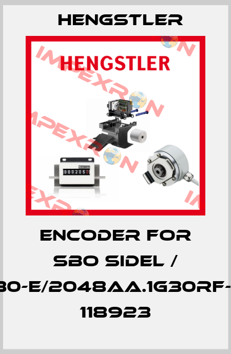 Encoder for SBO SIDEL / RI80-E/2048AA.1G30RF-K0 118923 Hengstler