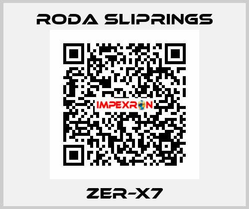 ZER–X7 Roda Sliprings