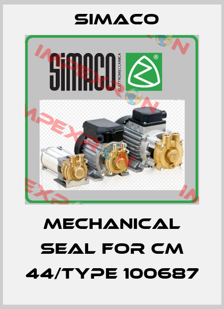 mechanical seal for Cm 44/type 100687 Simaco