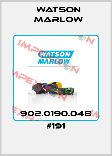 902.0190.048 #191 Watson Marlow