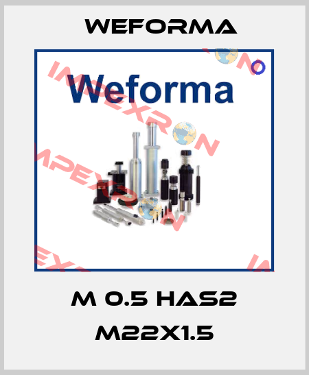 M 0.5 HAS2 M22X1.5 Weforma