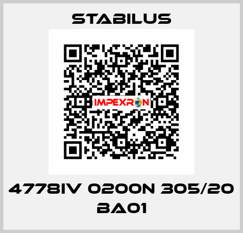 4778IV 0200N 305/20 BA01 Stabilus