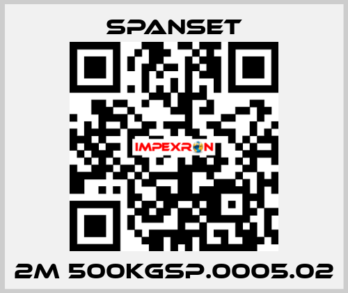 2M 500KGSP.0005.02 SpanSet