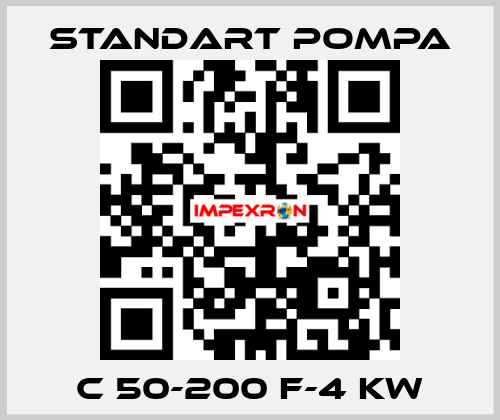 C 50-200 F-4 kW STANDART POMPA
