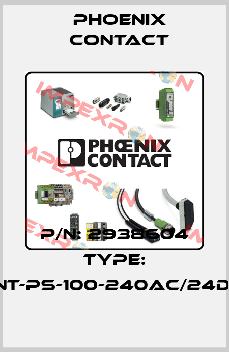 P/N: 2938604 Type: QUINT-PS-100-240AC/24DC/10 Phoenix Contact