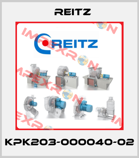 KPK203-000040-02 Reitz