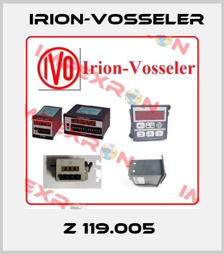 Z 119.005  Irion-Vosseler