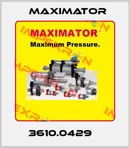3610.0429    Maximator