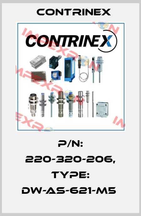 P/N: 220-320-206, Type: DW-AS-621-M5  Contrinex