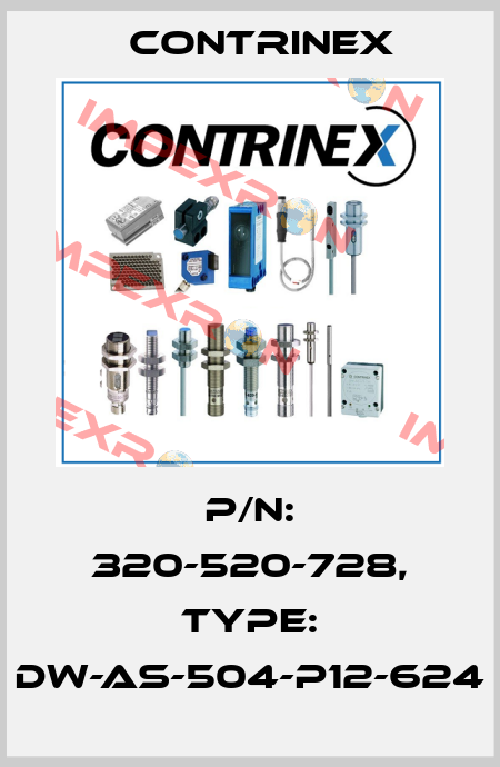 p/n: 320-520-728, Type: DW-AS-504-P12-624 Contrinex