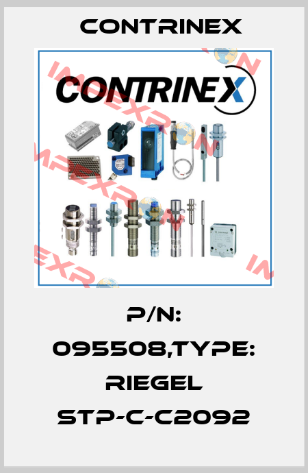 P/N: 095508,Type: RIEGEL STP-C-C2092 Contrinex