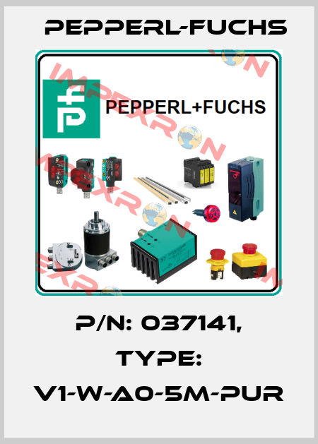 p/n: 037141, Type: V1-W-A0-5M-PUR Pepperl-Fuchs