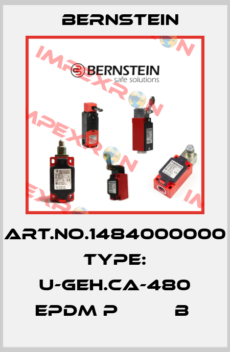 Art.No.1484000000 Type: U-GEH.CA-480 EPDM P          B  Bernstein