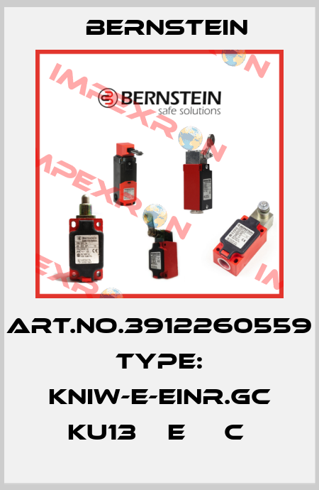 Art.No.3912260559 Type: KNIW-E-EINR.GC KU13    E     C  Bernstein