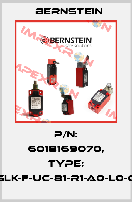 p/n: 6018169070, Type: SLK-F-UC-81-R1-A0-L0-0 Bernstein