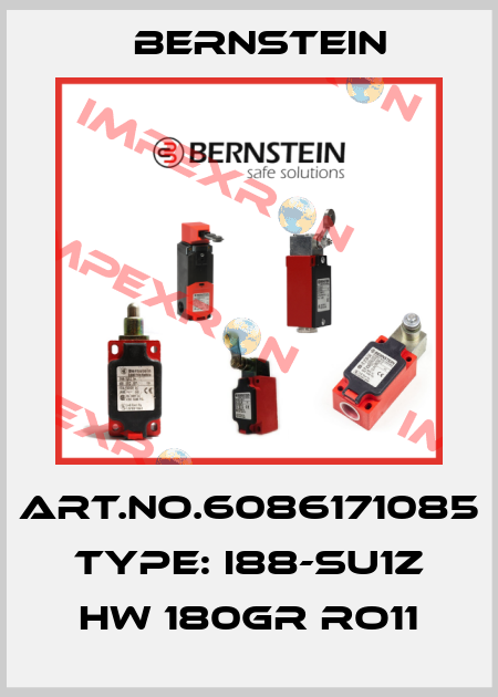 Art.No.6086171085 Type: I88-SU1Z HW 180GR RO11 Bernstein