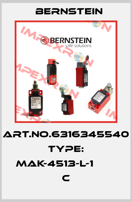Art.No.6316345540 Type: MAK-4513-L-1                 C Bernstein