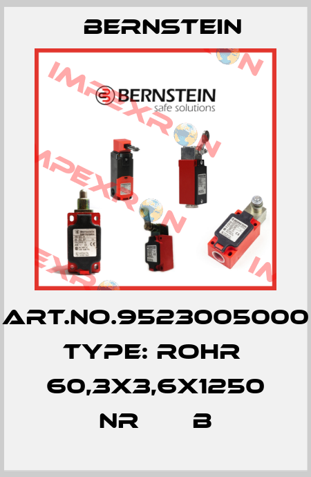 Art.No.9523005000 Type: ROHR  60,3X3,6X1250 NR       B Bernstein