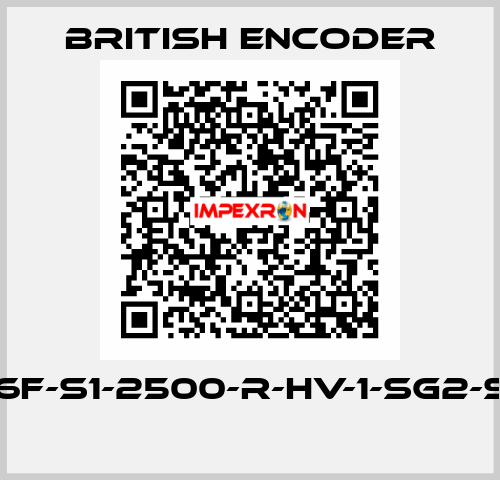 725/2-6F-S1-2500-R-HV-1-SG2-ST-IP50  British Encoder