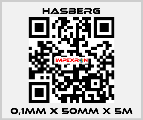 0,1MM X 50MM X 5M Hasberg