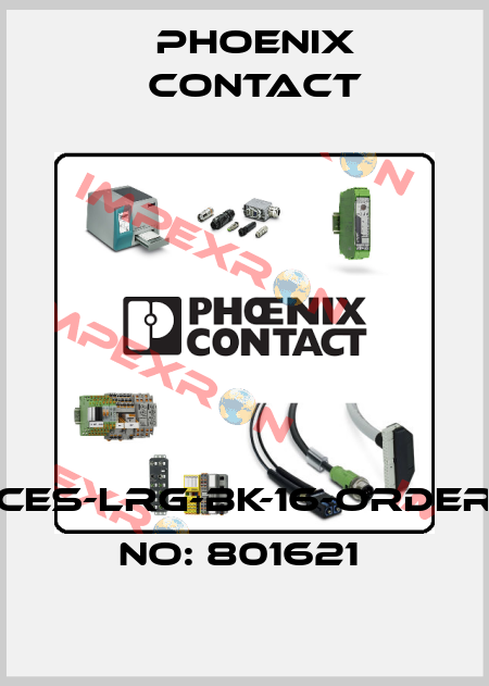 CES-LRG-BK-16-ORDER NO: 801621  Phoenix Contact