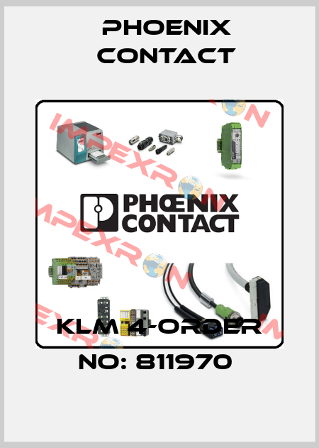KLM 4-ORDER NO: 811970  Phoenix Contact