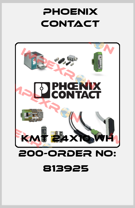 KMT 24X10 WH 200-ORDER NO: 813925  Phoenix Contact