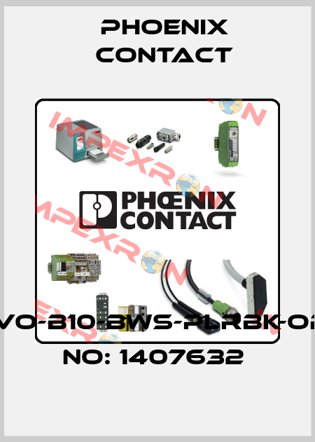 HC-EVO-B10-BWS-PLRBK-ORDER NO: 1407632  Phoenix Contact