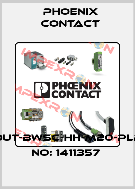 HC-EVO-A10UT-BWSC-HH-M20-PLRBK-ORDER NO: 1411357  Phoenix Contact