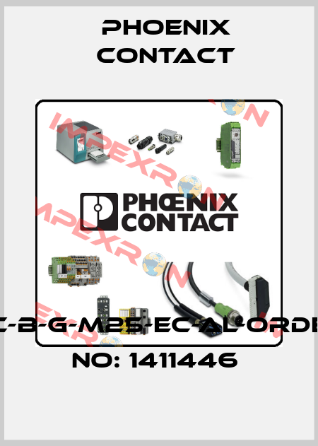 HC-B-G-M25-EC-AL-ORDER NO: 1411446  Phoenix Contact