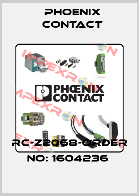 RC-Z2068-ORDER NO: 1604236  Phoenix Contact