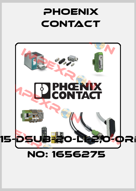 VS-15-DSUB-20-LI-2,0-ORDER NO: 1656275  Phoenix Contact