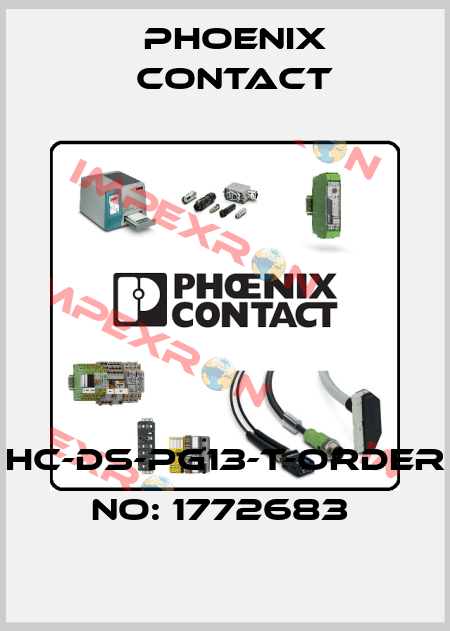 HC-DS-PG13-T-ORDER NO: 1772683  Phoenix Contact