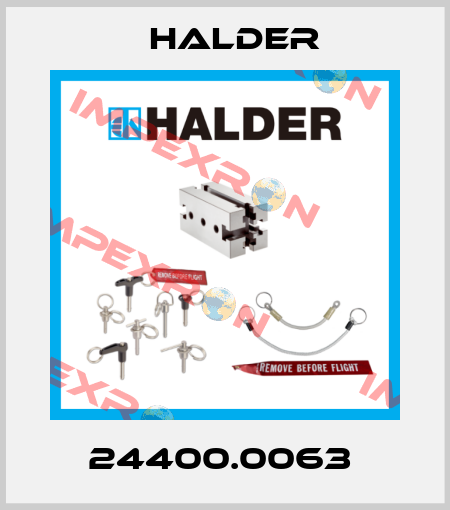 24400.0063  Halder