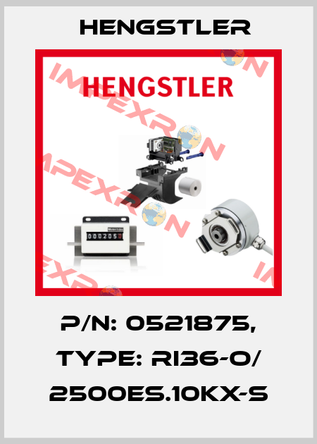 p/n: 0521875, Type: RI36-O/ 2500ES.10KX-S Hengstler