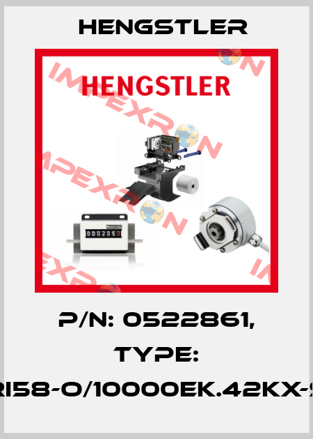 p/n: 0522861, Type: RI58-O/10000EK.42KX-S Hengstler