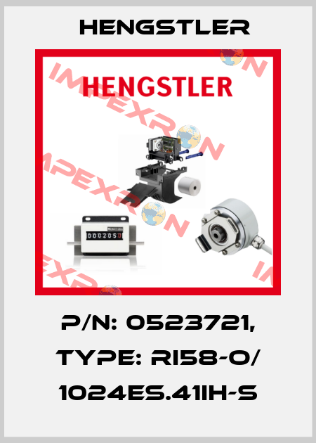 p/n: 0523721, Type: RI58-O/ 1024ES.41IH-S Hengstler