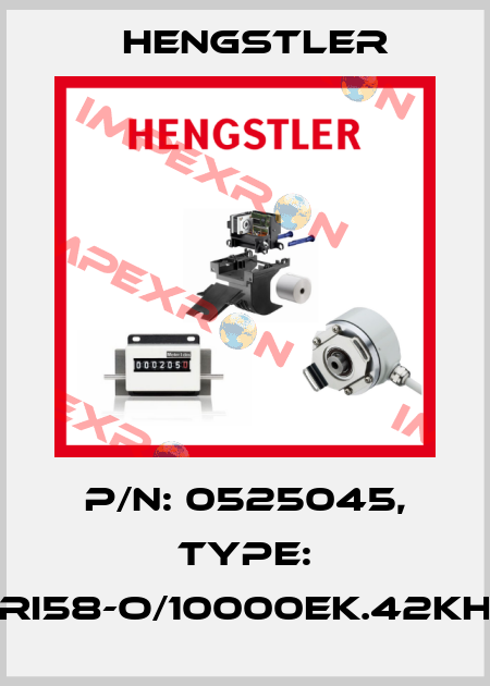 p/n: 0525045, Type: RI58-O/10000EK.42KH Hengstler