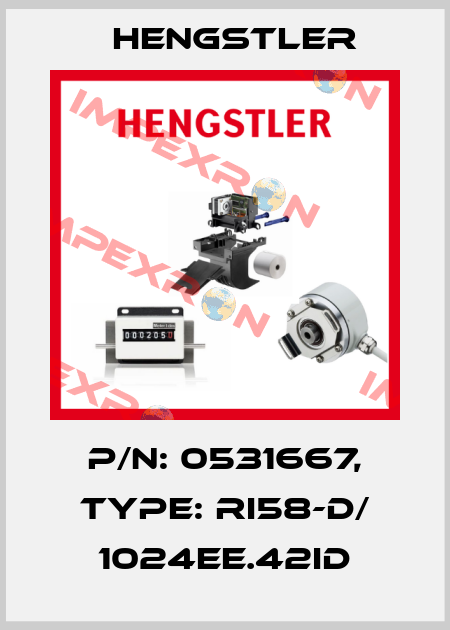 p/n: 0531667, Type: RI58-D/ 1024EE.42ID Hengstler