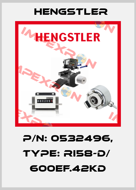 p/n: 0532496, Type: RI58-D/  600EF.42KD Hengstler