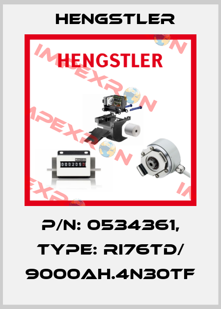 p/n: 0534361, Type: RI76TD/ 9000AH.4N30TF Hengstler