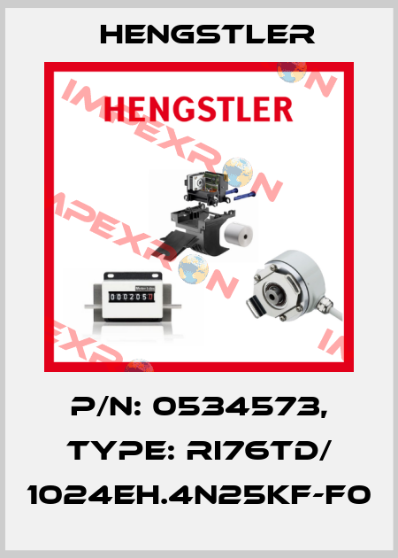 p/n: 0534573, Type: RI76TD/ 1024EH.4N25KF-F0 Hengstler