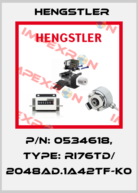 p/n: 0534618, Type: RI76TD/ 2048AD.1A42TF-K0 Hengstler