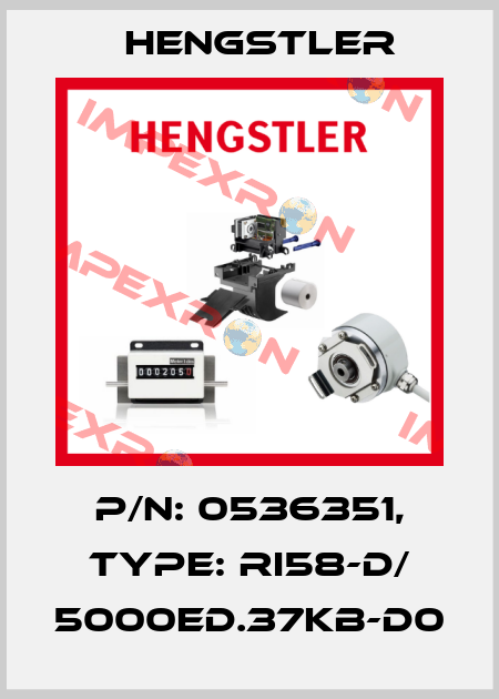 p/n: 0536351, Type: RI58-D/ 5000ED.37KB-D0 Hengstler