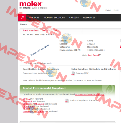 1R3004A20A1201 Molex