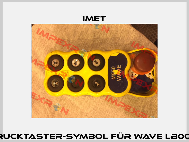 Drucktaster-Symbol für WAVE LB000  IMET