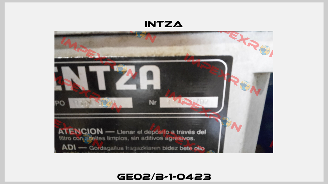 GE02/B-1-0423 Intza