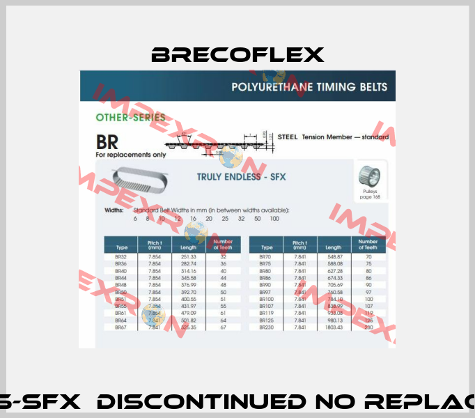 20-BR75-SFX  discontinued no replacement  Brecoflex
